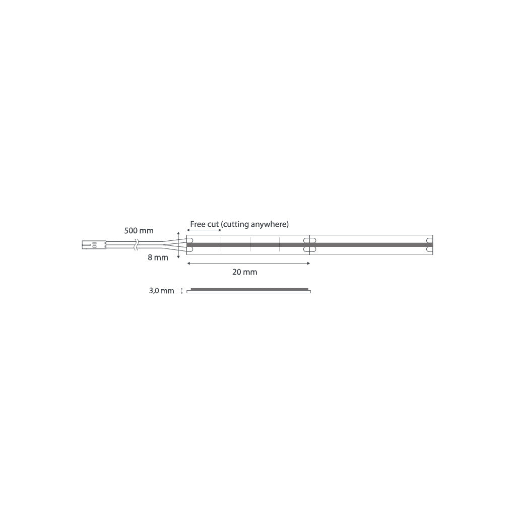 Striscia LED Duo Viper 15W