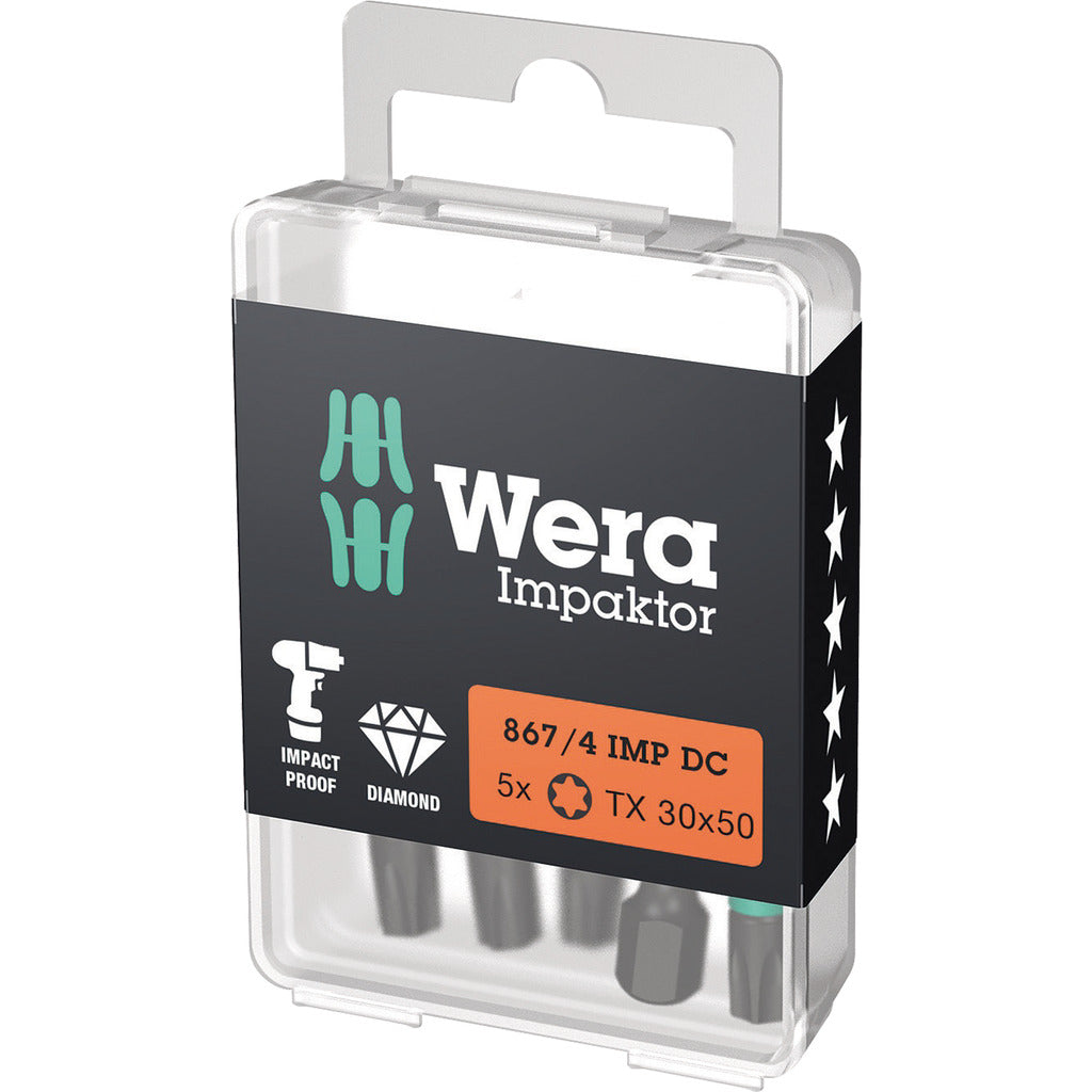 DIY Impaktor Bits 867/4 IMP DC TORX®