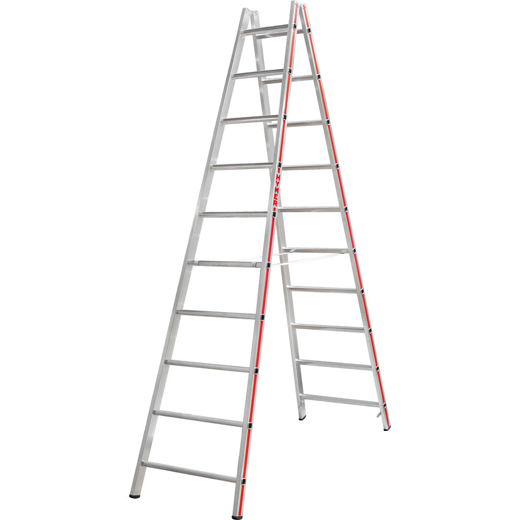 Sprossenstehleiter, beidseitig begehbar 4023