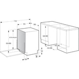 Fully integrated dishwasher GV673C61