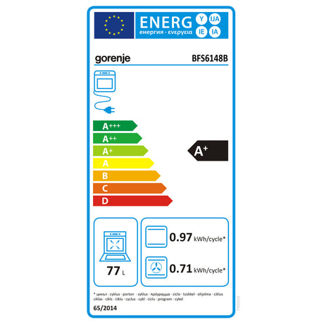 Forno combinato a vapore da incasso G800 BFS6148B