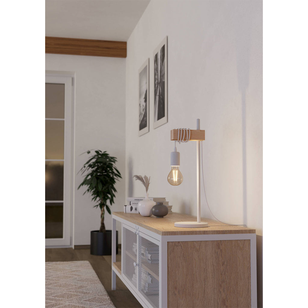 Eglo Tischlampe TOWNSHEND / weiß