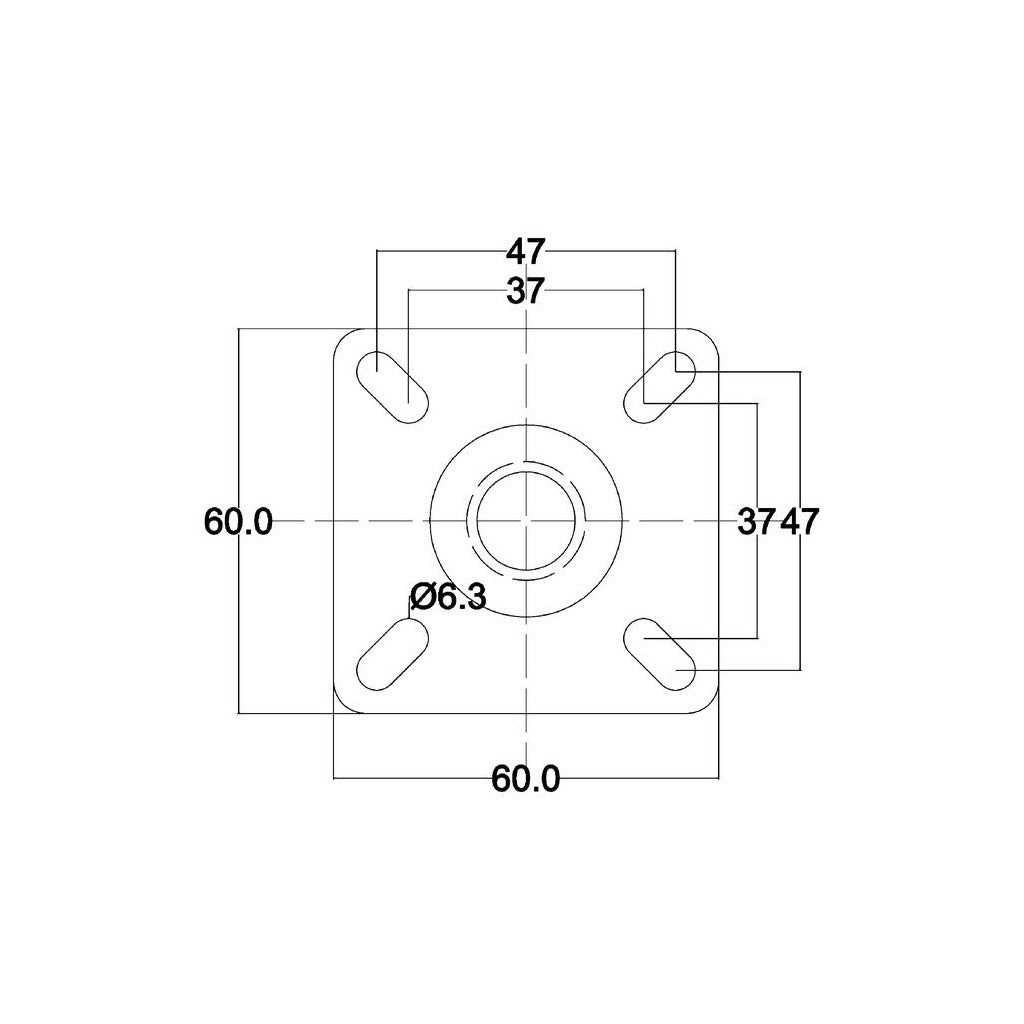 swivel castor