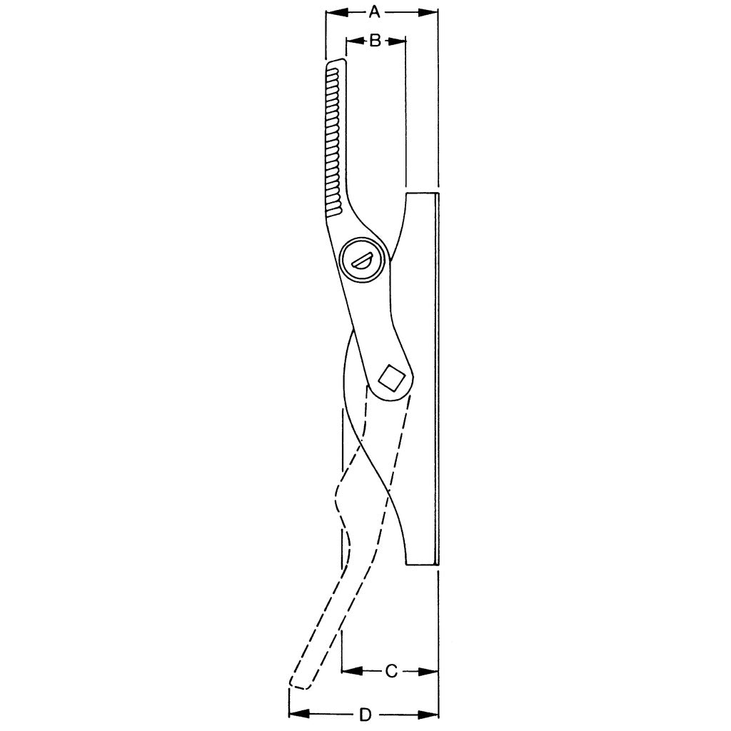 Tor-Treibriegel 902Z (sperrbar)