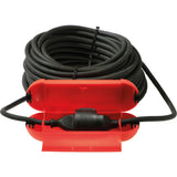 Safety box for plug connections