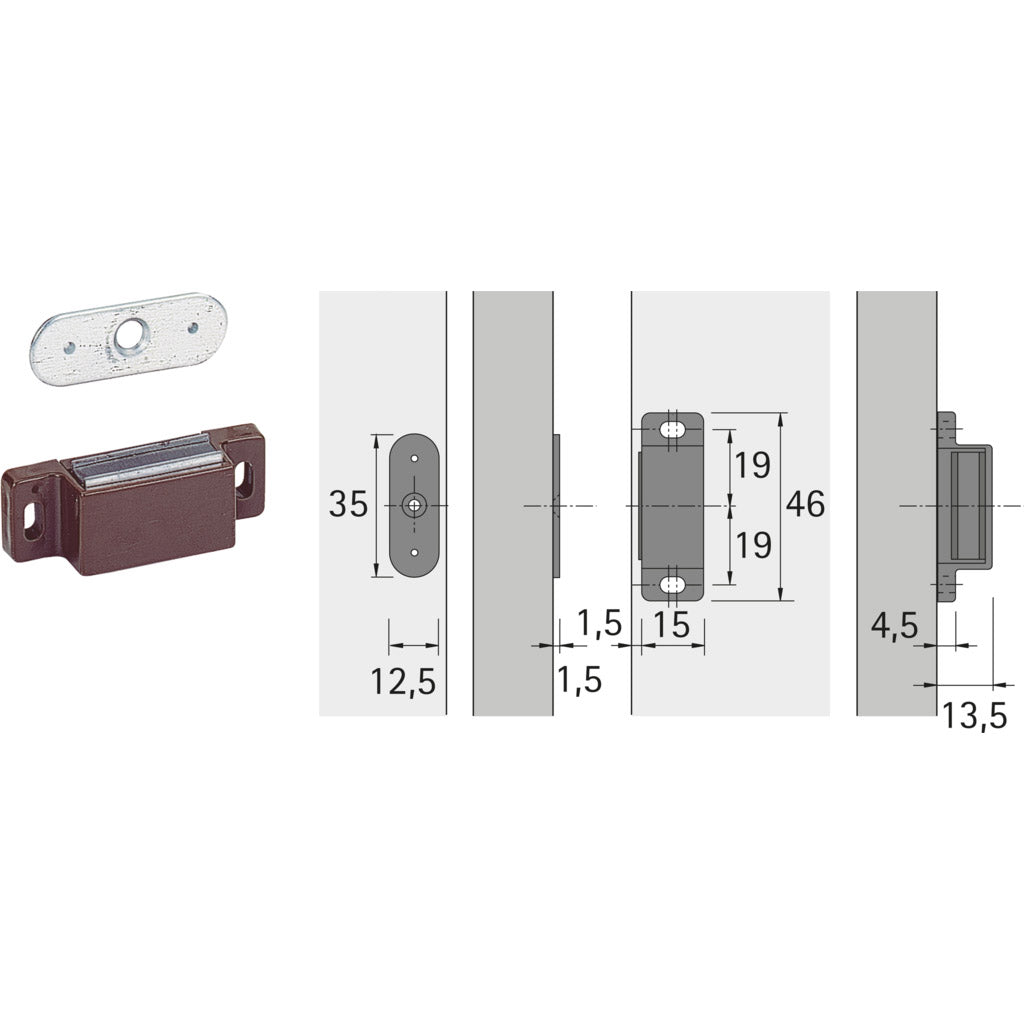 Haftmagnetschnapper M 71 / GP 1