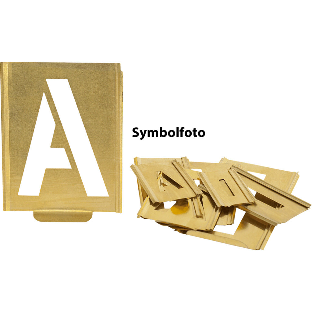 Signierschablone A-Z