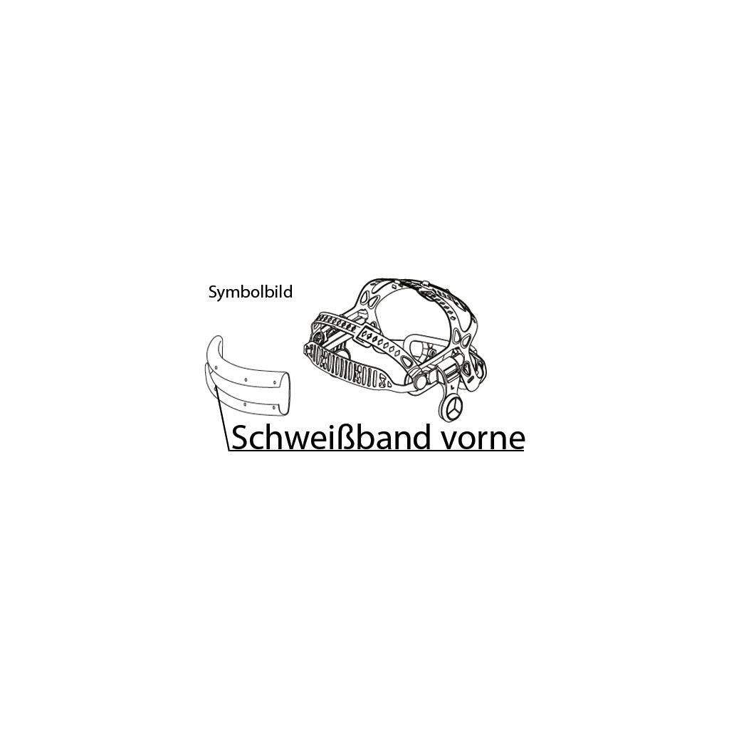 Schweißband vorne für Schweißerschutzhelm / A60