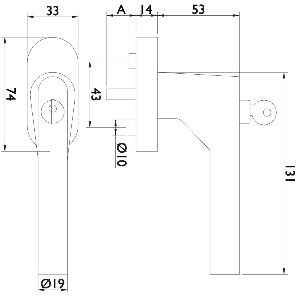 Fenstergriff 1802