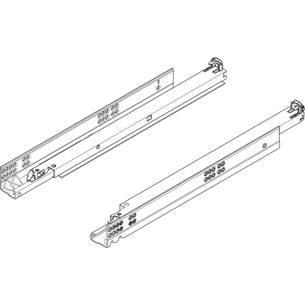 Tandem-Führung 560H Vollauszug mit Blumotion