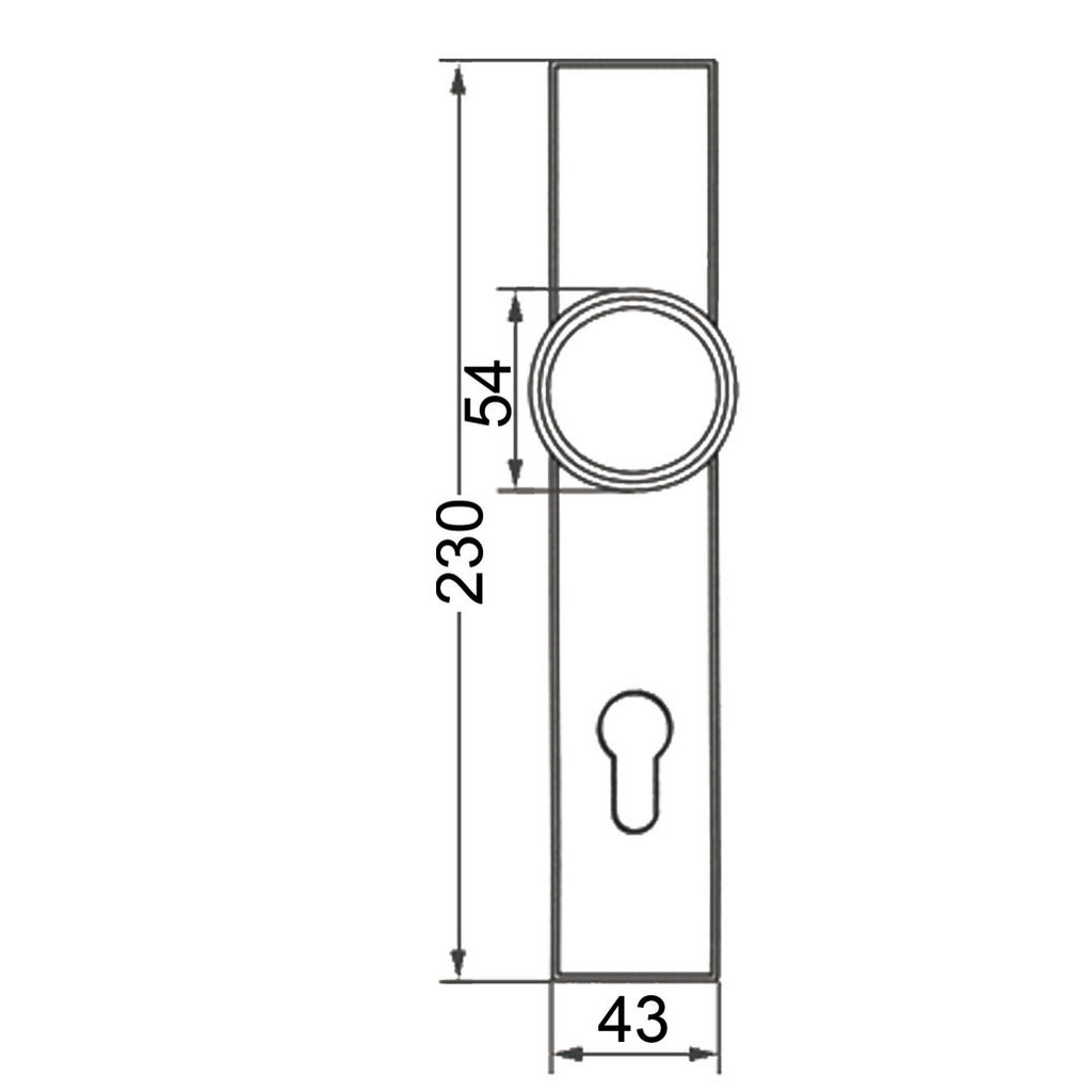 Knopflangschild Modell Posthorn