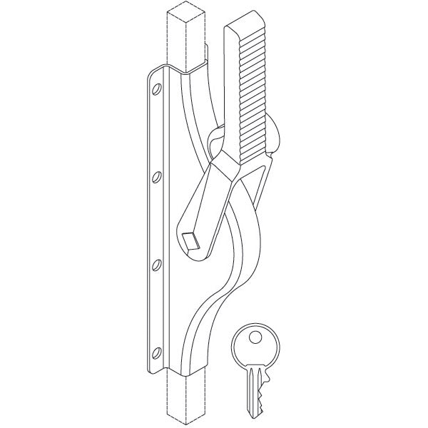 Tor-Treibriegel 902Z (sperrbar)