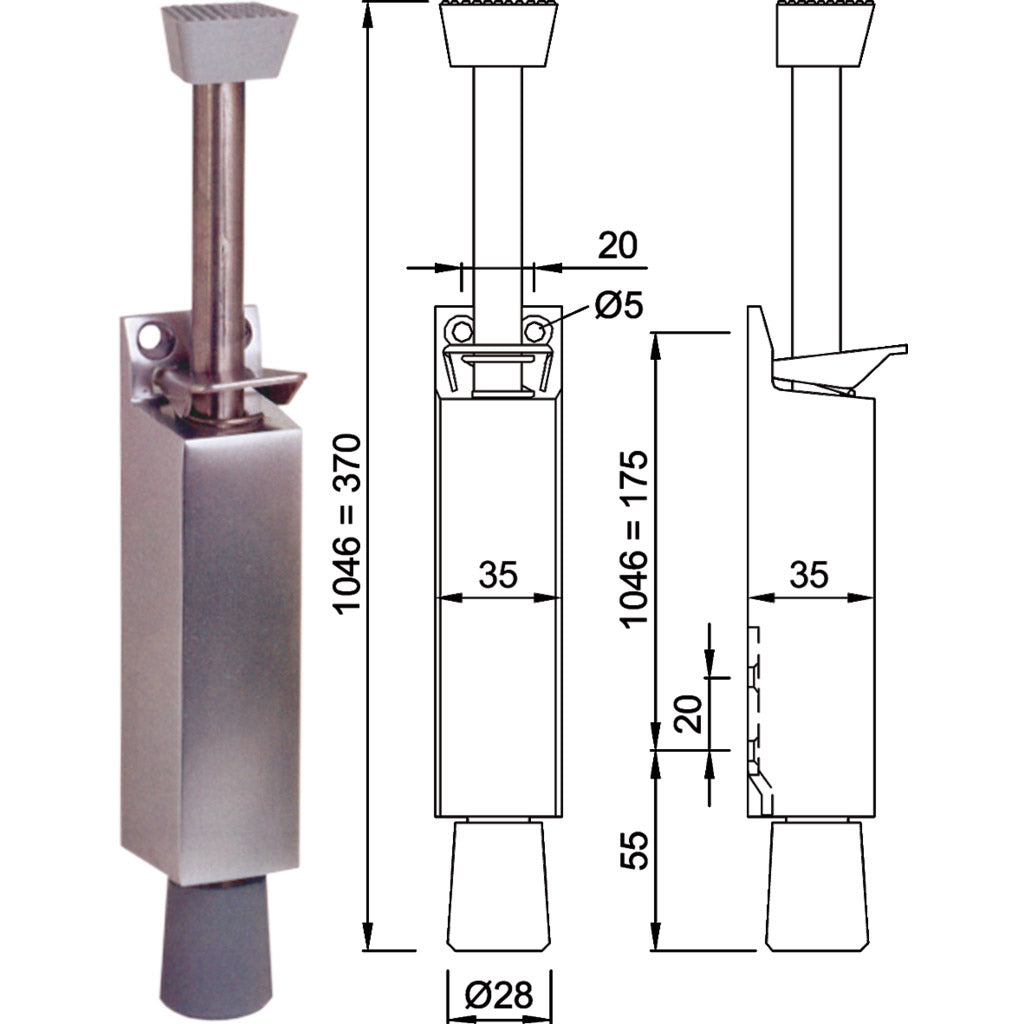 Türfeststeller 1046