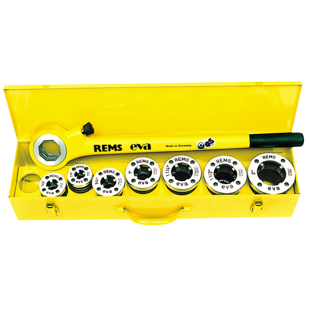 Handgewinde-Schneidkluppe-Set Eva 1/2"-1/4"