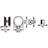 Schiebetürrosetten - Set EPD 0S 71