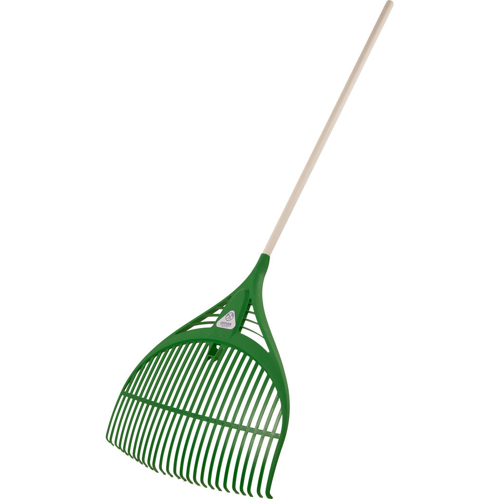 Open leaf rake Maxi with wooden handle