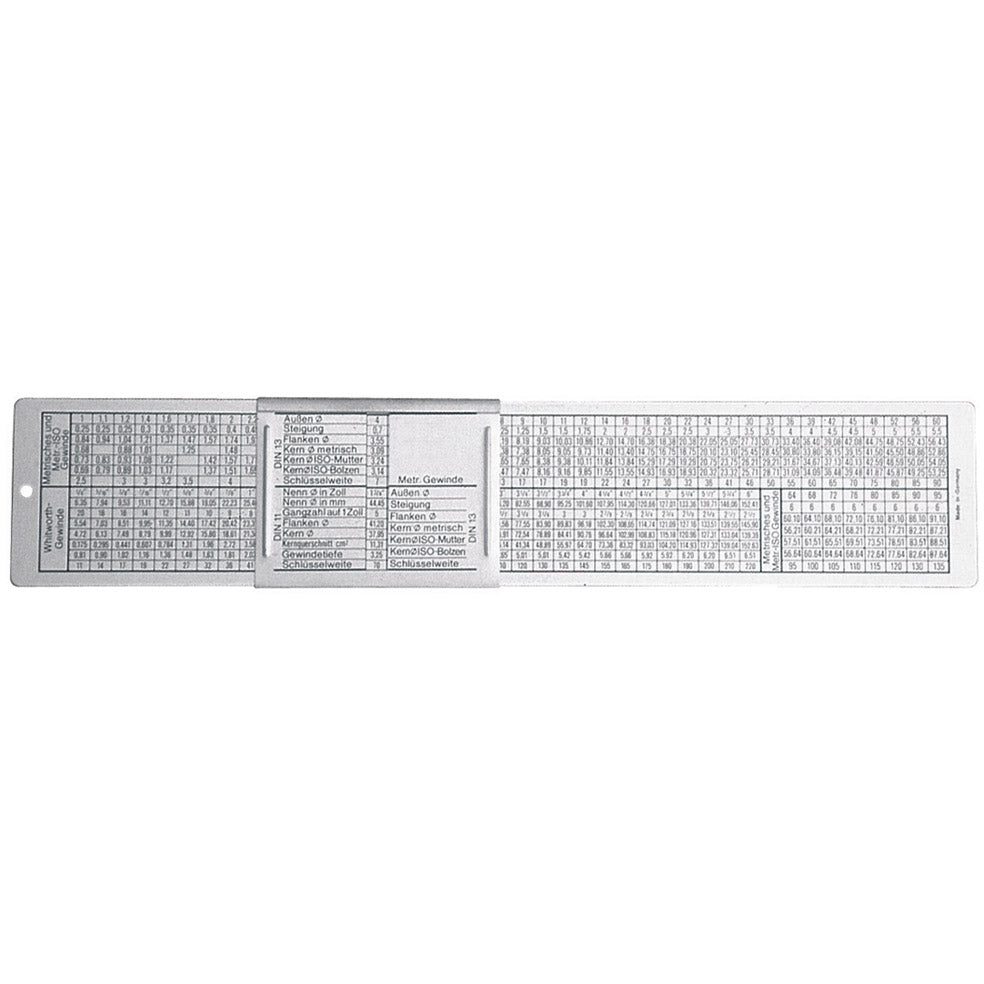 DIN threaded slide