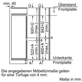 Einbau-Kühl-Gefrierkobination KIV67VSF0