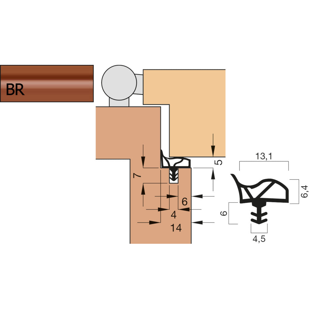 Türdichtung V 1011 Kurzbund