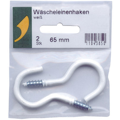 SBV-Wäscheleinenhaken weiß