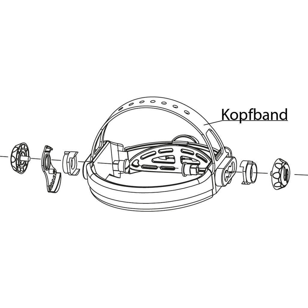 Kopfband für Schweißerschutzhelm Savage A40