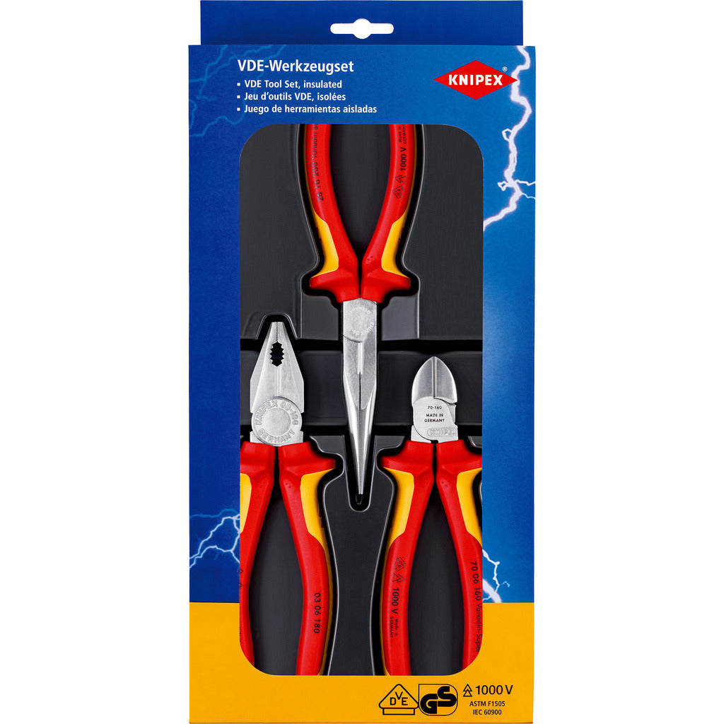 Knipex VDE Elektro-Zangen-Set