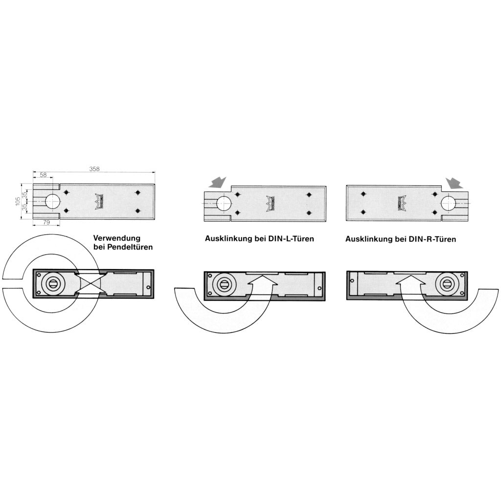 Deckplatte für BTS 80