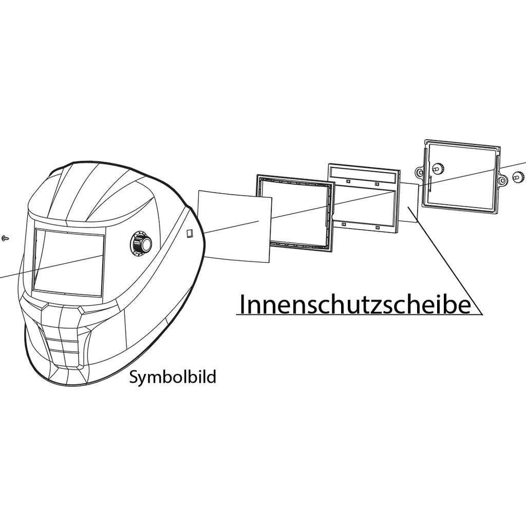 Innenschutzscheibe für Schweißerhelme / A60