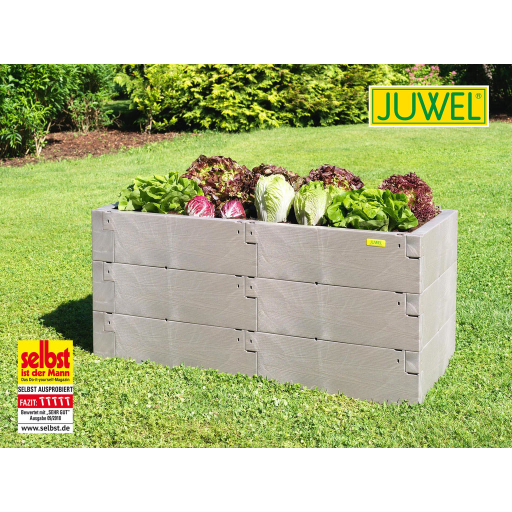 Juwel Hochbeet "Timber" 3er-Set Nordic Wood