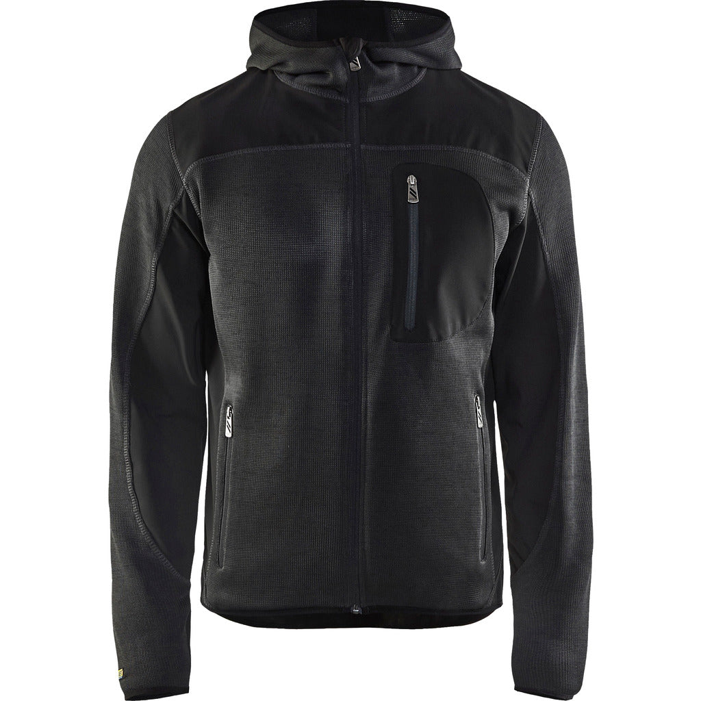 Strickjacke mit Softshell