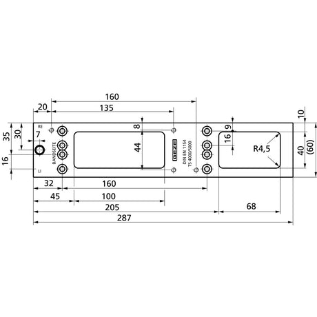 Montageplatte TS 4000/TS 5000