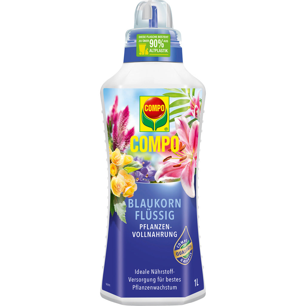 Compo Blaukorn® flüssig Pflanzenvollnahrung – SCHMIDT'S Onlineshop