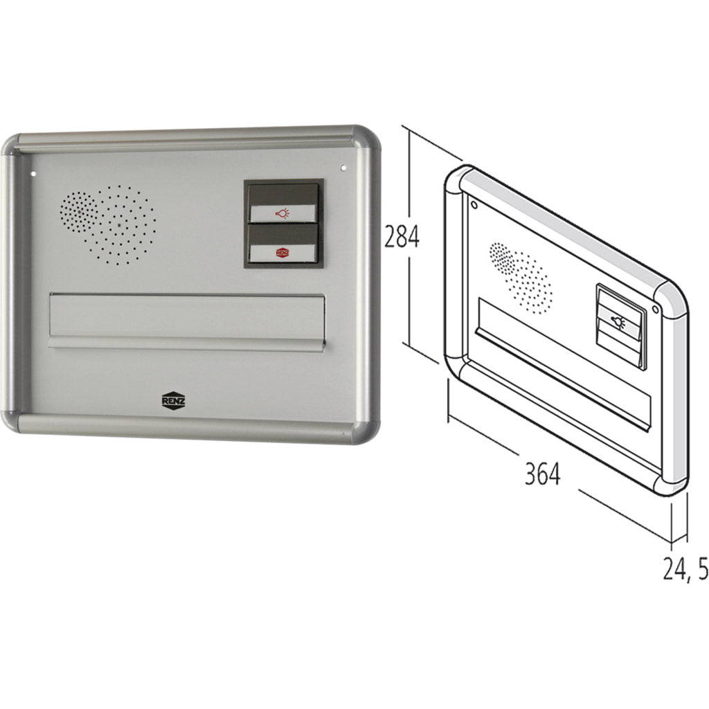 ALUMINIUM FRONTPLATTE