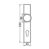 Knopflangschild Modell Posthorn