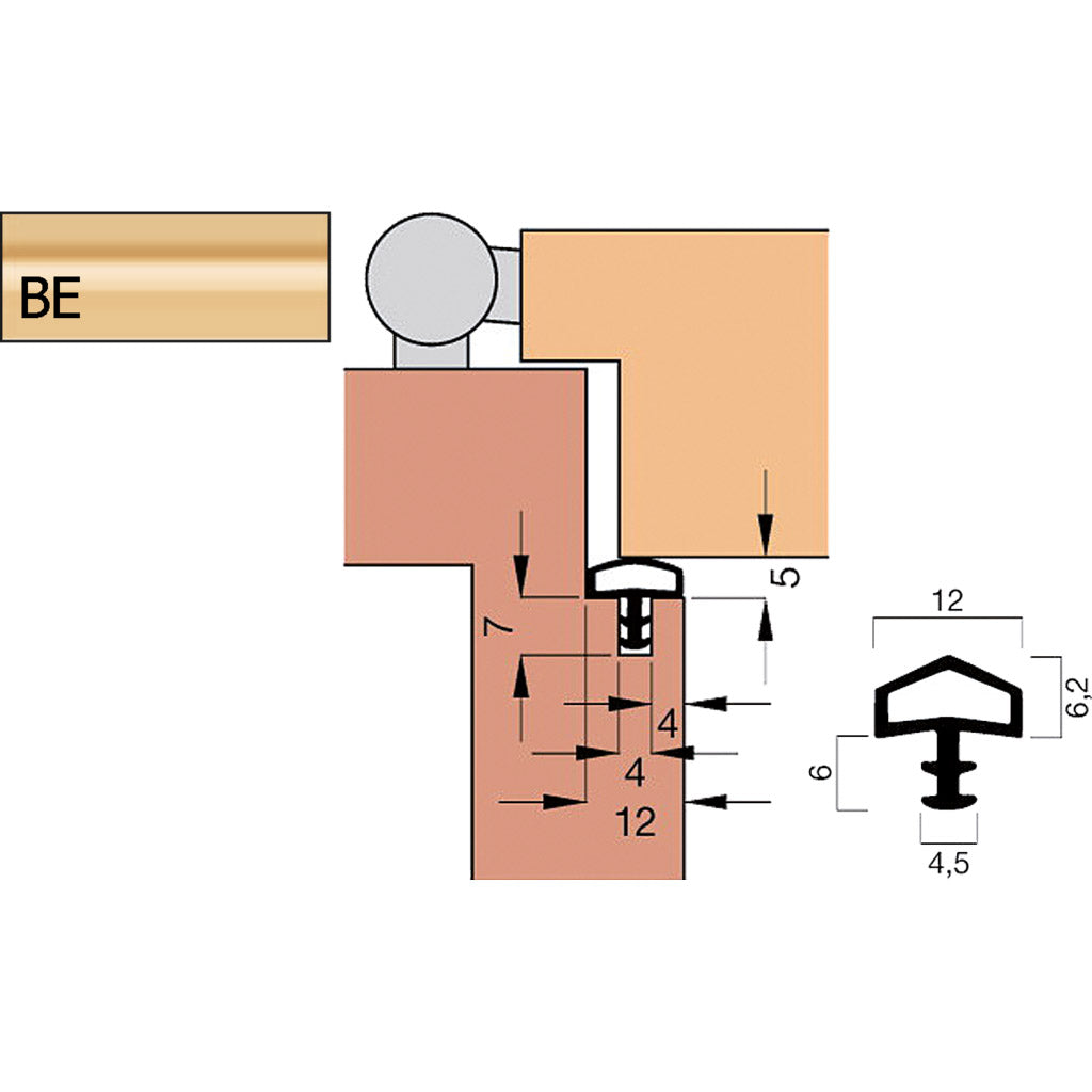 Türdichtung V 1004 Kurzbund