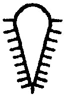Messerfeile Form G