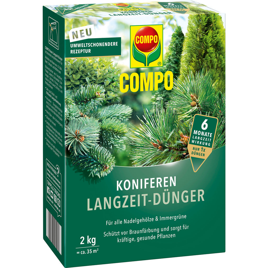 immergrün dünger Compo Koniferen Langzeit-Dünger – SCHMIDT'S Onlineshop