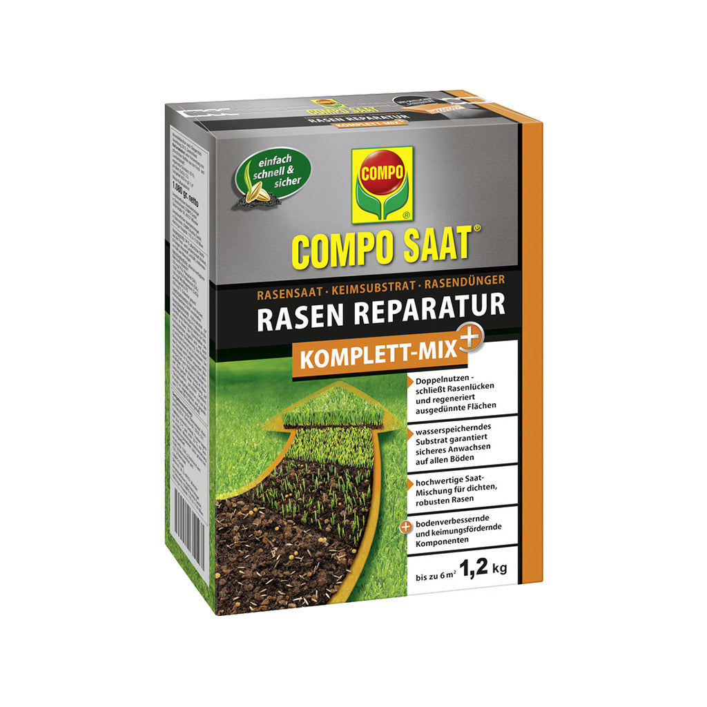 COMPO SAAT® Rasen Reparatur Komplett-Mix+