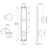 Knopflangschild Modell 1000 Favorit