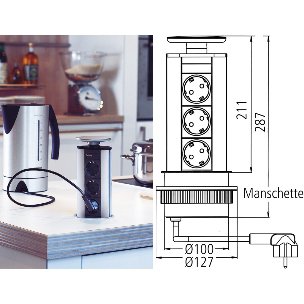 Steckdosenelement