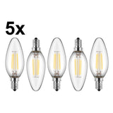 LED Filament Lampe Kerzenform C35 / E14 / Set