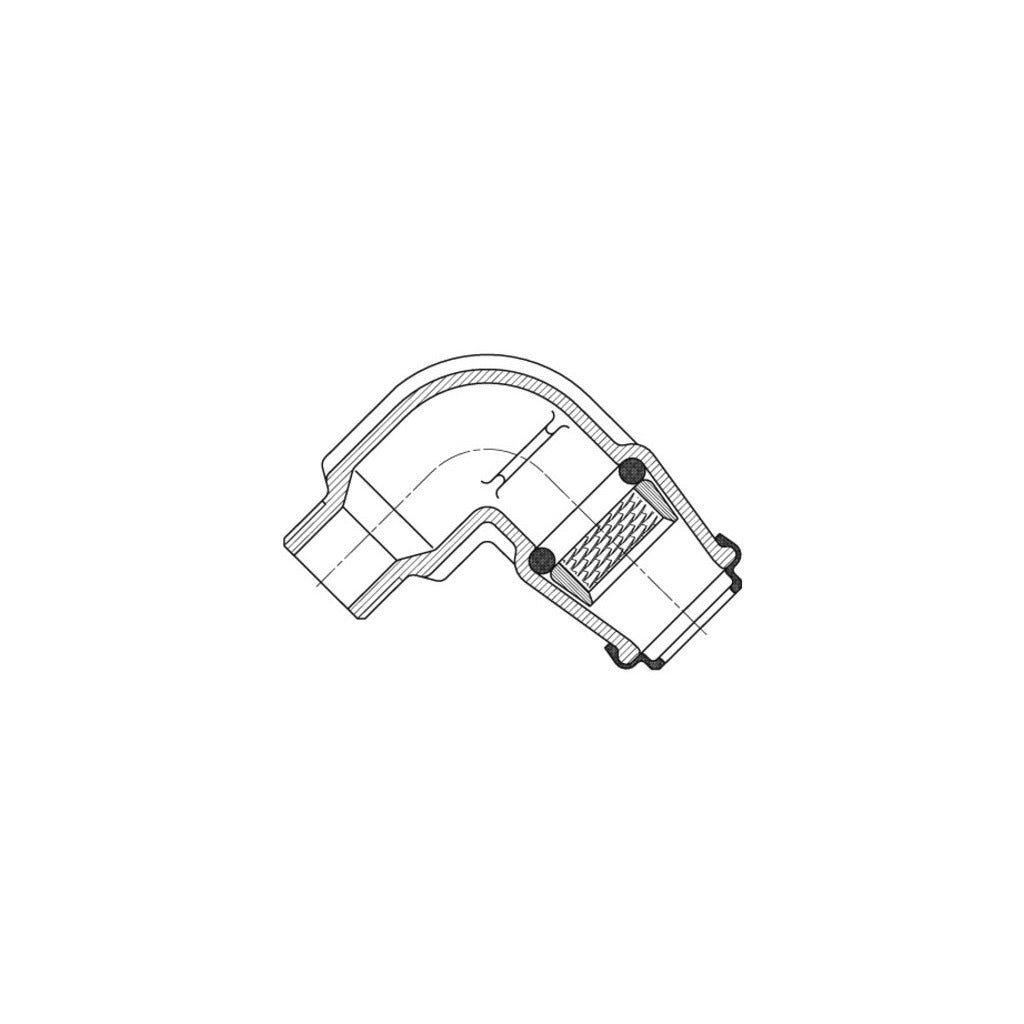 ISO-Fitting Winkel 90° Nr. 6460