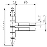 Zierband 55B-16-001 (57.1600)