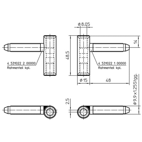 Rahmenteil V4300WF