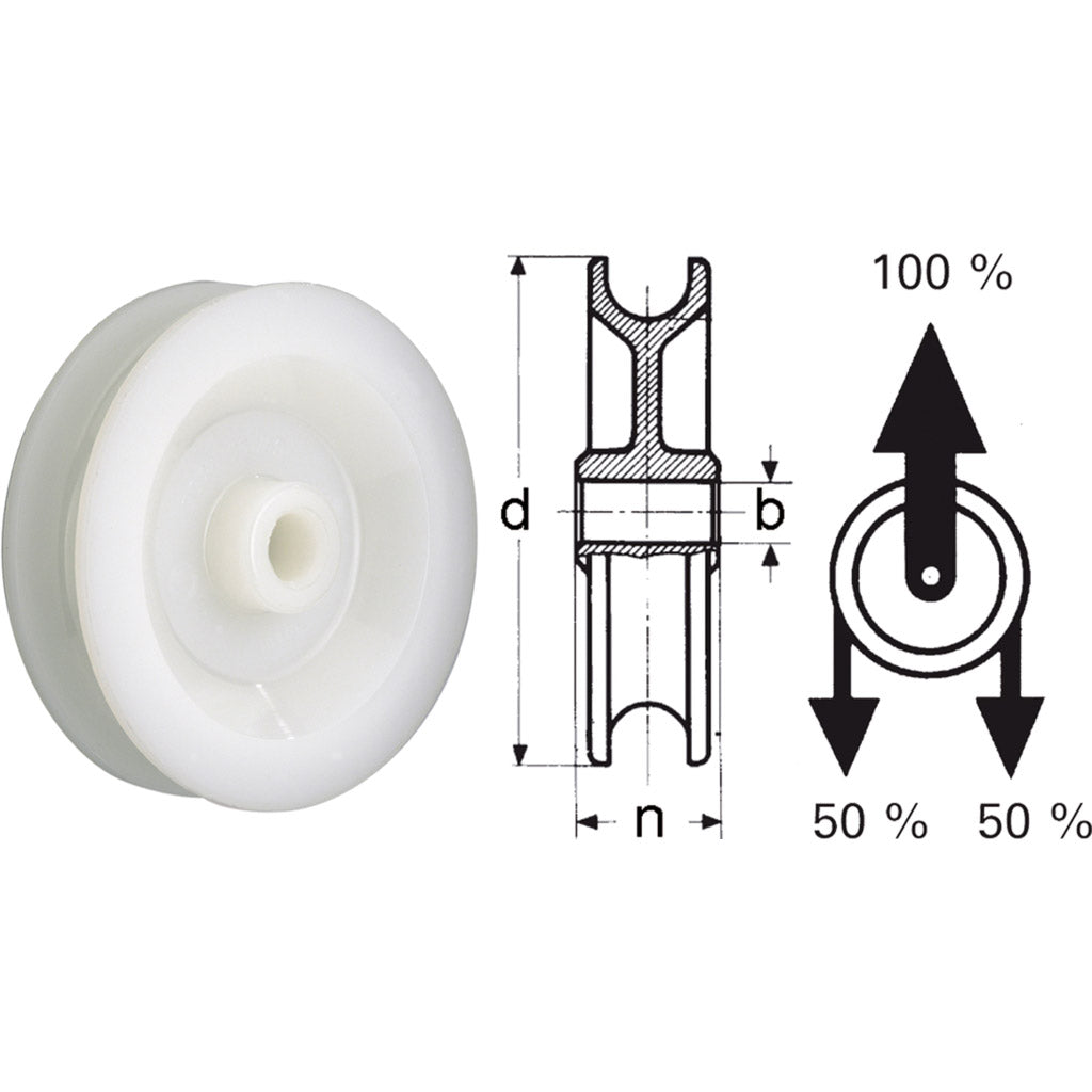 Seilrolle Serie Nr. 190 P