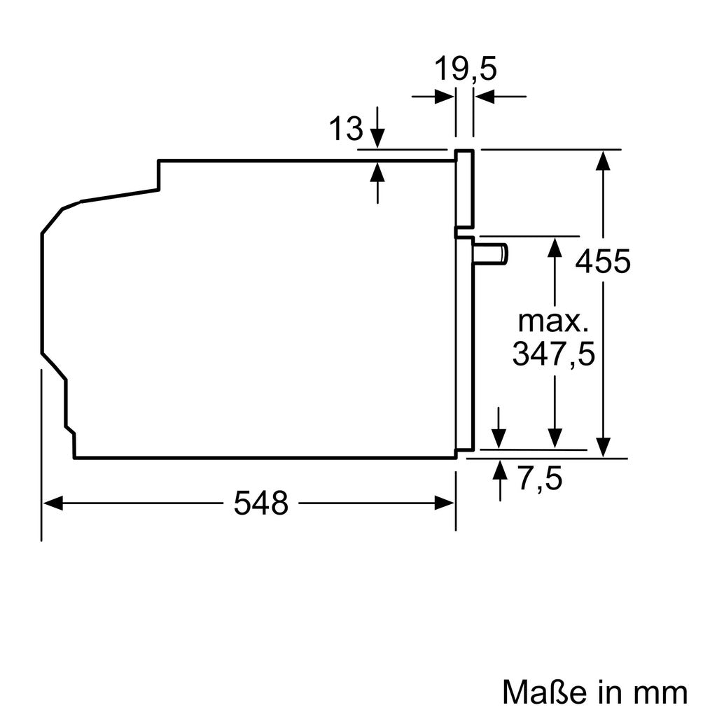 Kompaktbackofen mit Mikrowellenfunktion CMG7241B1