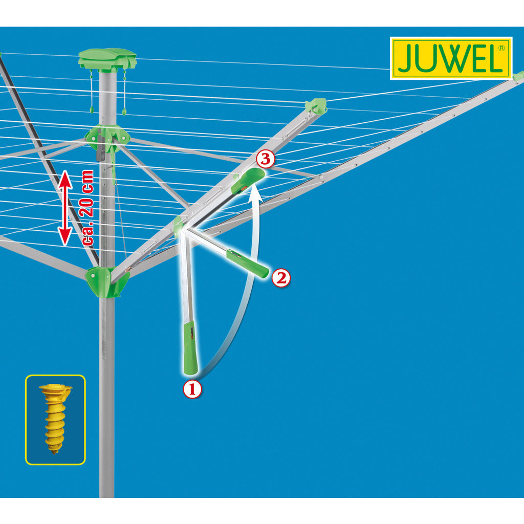 Juwel Wäschespinne NOVAPLUS 600 LIFT